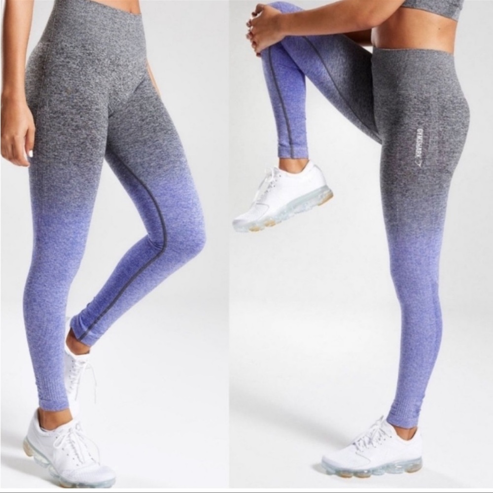 GYMSHARK OMBRÉ SEAMLESS LEGGINGS - XS